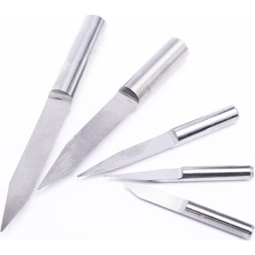 10pcs Carbide PCB Engraving Bits CNC Router Tool 15 Degree 0.5mm