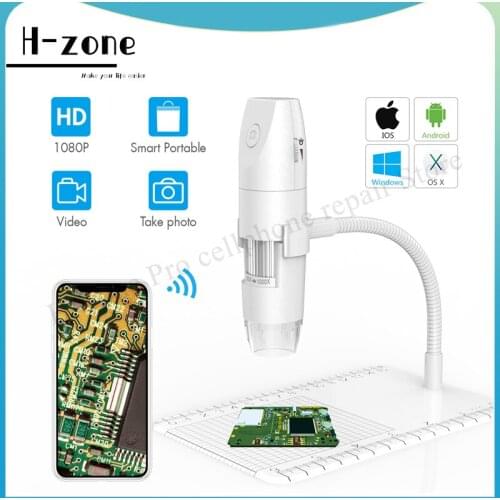 1000X Digital Microscope Wifi Microscope Magnifier Camera 8LED with Stand for Android IOS iPhone iPad Digital Microscope