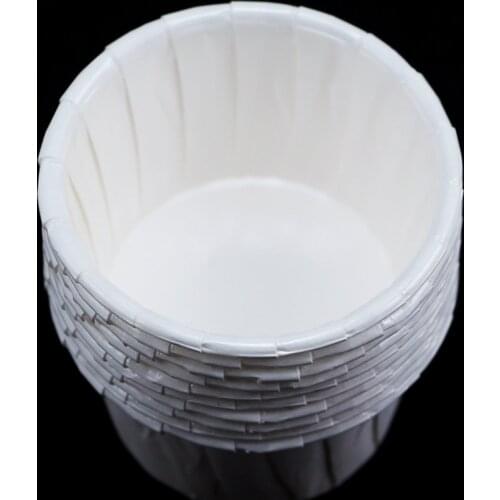 100x White Disposable Hard Beans Wax Beads Melting Bowl Containers for Waxing Hair Remover Pot Warmer - Keep Warmer Clean