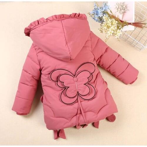2021 Winter Jacket For Girls Hooded Thick Keep Warm Children Girls Winter Coat 3-12 Years Kids Teenage Cotton Parkas Outerwear