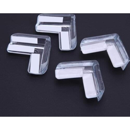 4pcs Transparent Anti-collision Angle PVC Pad Child Safety Corner Guard Baby Collision Proof Protector