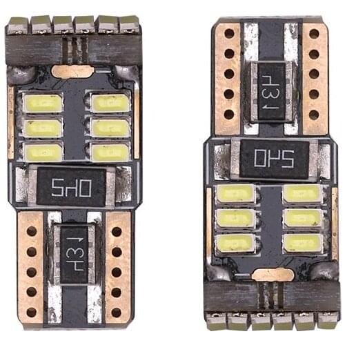 50pcs 1.44W W5W T10 501 3014 18SMD LED Canbus Light Bulb Car Interior Dome Trunk Lamp Parking Lights AC12V 194 168 2825 White