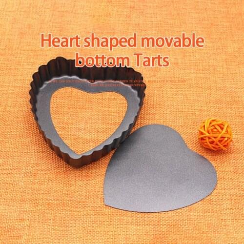 DIY Non-Stick Tart Quiche Flan Pan Molds Pie Pizza Cake Round Mould Removable Loose Bottom Fluted Heavy Duty Pie Pan Bakeware