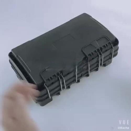 Black Outdoor Waterproof 24 Core Fiber Optic Splice Closure Fiber Optic Joint Closure