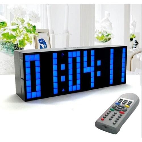 Digital Large Big Jumbo LED Alarm Clock Remote Control Countdown Timer countdown up stopwatch