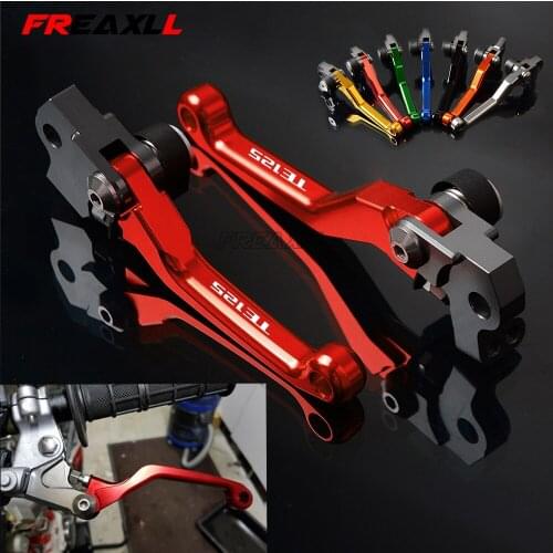 For HUSQVARNA TE125 TE 125 2014 2015 2016 Accessories CNC Aluminum Levers Motorcycle Pivot Dirt Bike Brake Clutch Handles Levers