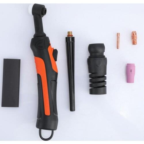 Ergonomic Arc Welding Torch Set Lightweight Brass Replacement Head Ceramic Nozzle Welding Set TIG-9/TIG-9V
