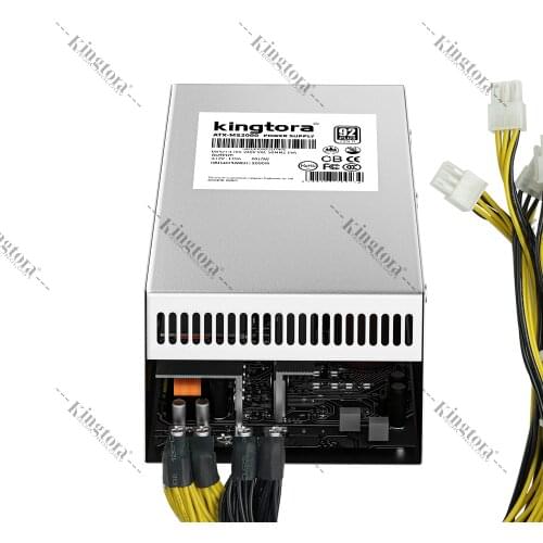Kingtora Single power supply PSU 2000W gold mining machine PSU power supply ASIC Bitcoin Antminer