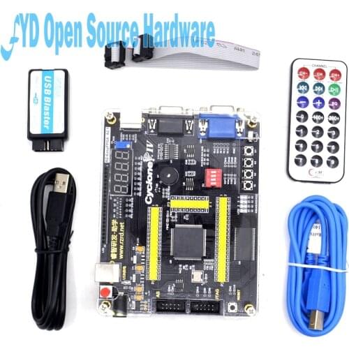 ALTERA Cyclone IV EP4CE6 FPGA Development Kit Altera EP4CE NIOSII FPGA Board and USB Blaster downloader Infrared controller