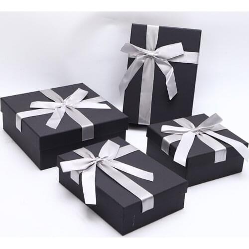1pc Jewelry Box Square Gift Box with Bowknot for Bangle Jewelry Bracelet Necklace Packaging boxs 15x15x7cm 21x15x6cm 21x21x8cm