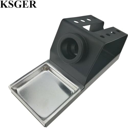 KSGER Soldering Iron Station Stand DIY T12 Holder Welding Iron Tips STC STM32 Metal Handle Aluminum Alloy Tools Repair Phone