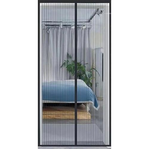 Summer Anti-Mosquito Magnetic Screen Hands-free Room Kitchen Door Easy Installation