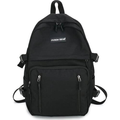 2021 New Fashion Women Backpack Japanese Nylon Waterproof Travel Bag Large Capacity Lightweight School Bags