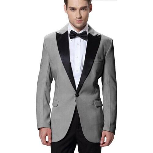 New design men Groom Tuxedos high quality Men Suits for Wedding Business men formal occasion suits(jacket+pants)