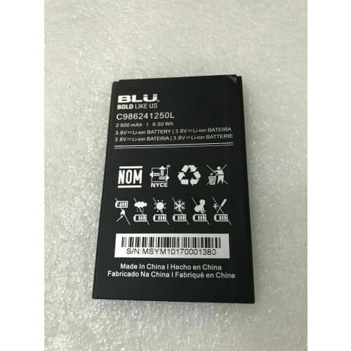 C986241250L Genuine Original OEM Li-ion Battery For BLU ADVANCE A6 A190P 2500mAh