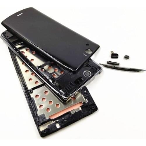 Front Mid Housing+Battery Cover+Frame Bezel+Side Button For Sony Ericsson Xperia Arc S LT18 LT18i LT15i LT15 X12 Full Housing