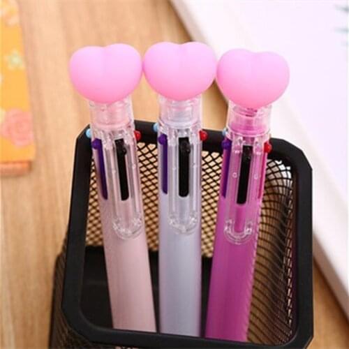 6 Colors Cute Unicorn Power Chunky Cute Cartoon Press Ballpoint Pen Kawaii Rollerball Pen School Office Supply Gift Stationery