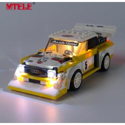 MTELE Brand LED Light Up Kit For Speed Champions 1985 Sport quattro S1 Compatible With 76897