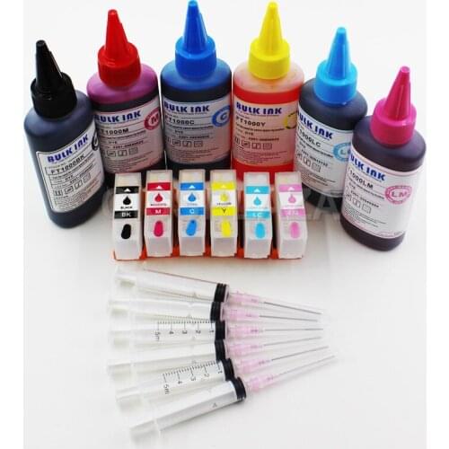 CISSPLAZA 1set T3781 T3791 ARC Refillable ink cartridge compatible for Epson xp-8500 xp-8505 xp-8600 xp-8605 PRINTER