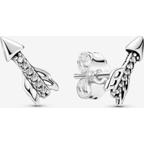 High Quality 925 Sterling Silver Arrow Fishbone Earrings Are Suitable For Women To Wear Original Diy Jewelry