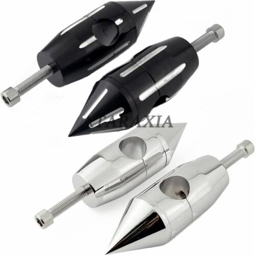 1''25mm Motorcycle Pointed Heightening Fixed seat Clamps Handlebar Riser Mount For Harley XL 883 1200 Magna Steed Shadow vulcan