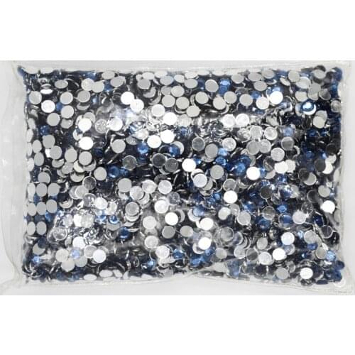 Montana Color 1.5~12mm Flat Back Round Acrylic Rhinestones Beads,3D Acrylic Nail Art / Garment Decoration