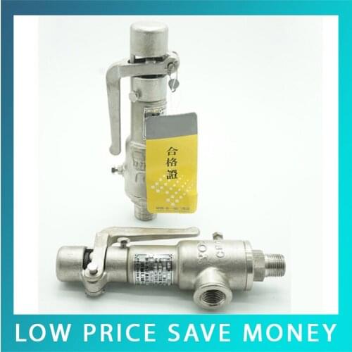 10.28 hot sale A21W-16P Series DN20 Thread Relief Valve Small Stainless Steel Safety Valve