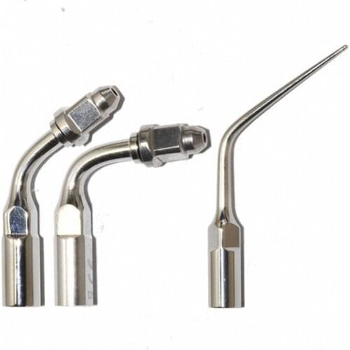2 Pcs Dental Equipment Dentist Endo Tip E1 For EMS Ultrasonic Scaler Use For Teeth Anterior Root Canal Cleaning