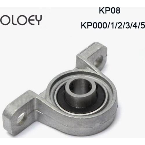 4pcs Zinc Alloy Diameter 8mm to 30mm Bore Ball Bearing Pillow Block Mounted Support KFL08 KFL000 KFL001 KP08 KP000 KP001 KP002