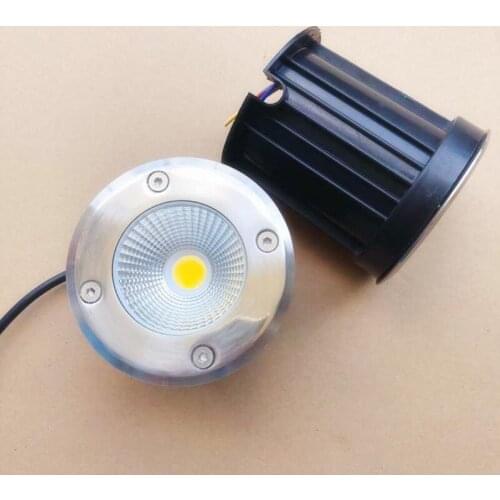 6PCS/LOT 15W COB LED Outdoor Ground Garden Floor Underground Buried Lamp Spot Landscape Light AC85V-265V
