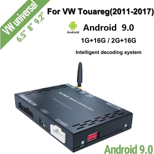 Car Radio Auto 9.0 Multimedia Interface Box Android System Support Dvd Player For Volkswagen Touareg(2011-2017)