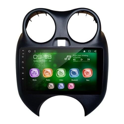 Allways 9" IPS Screen Android 8.1 Quad-core Ram 1GB Rom 16GB Car Multimedia for Nissan March 2006-2019 with 2.5D Touch Screen