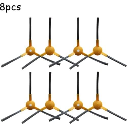 8Pcs Side Brushes For Intelligent Robot Vacuum Cleaner ABIR X5,X6,X8 Robot Vacuum Cleaner Parts