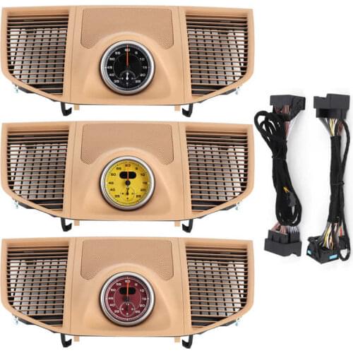 Dash Clock Instrument Panel Upper Cover Chrono Stop Watch Fit for Porsche MACAN 2014 2015 2016 Car accessories