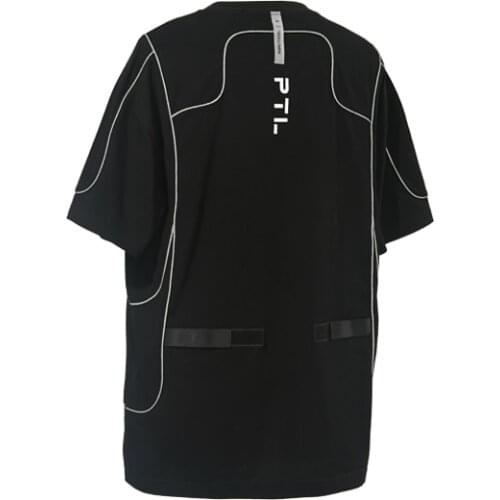 Pupil travel cotton PT-1919 t-shirt with waist velcro techwear streetwear