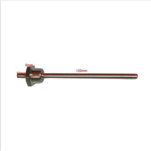 Homebrew Thermowell - 1/2" Male NPT x 1/4" O.D w/ 6" probe