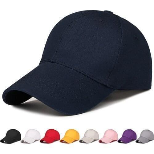 Fashion adjustable hat solid color high-end baseball cap, unisex visor golf cap Spring and Autumn Baseball Cap