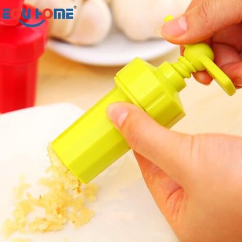 New Kitchen Ginger Garlic Manual Press Twist Cutter Crusher Cooking Tool Plastic Garlic presses Blenders peeler