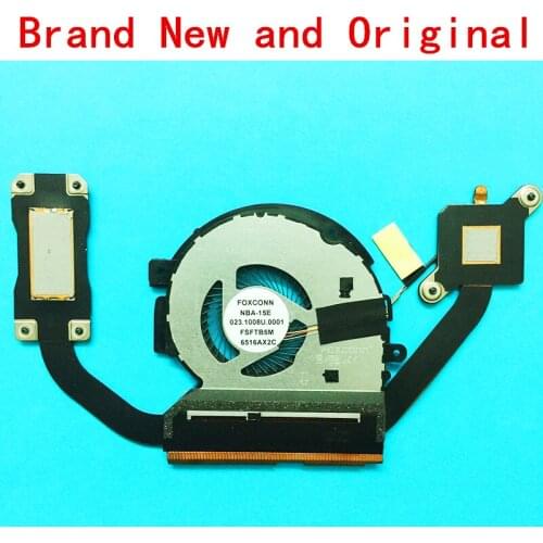 New notebook CPU fan heatsink radiator copper tube module for HP ENVY envy15 X360 15-BP 15-BP102TX 15-bp112dx MODEL 15-BP012DX