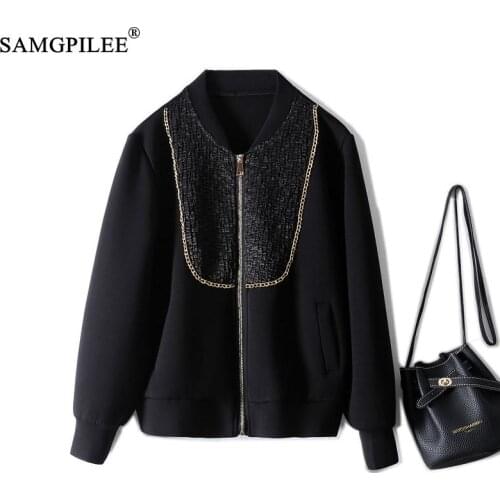 Solid Color Baseball Jackets Women Sweatshirt Streetswear Winter Jacket Coat Kpop College Hoodies Plus Size K-pop Clothes 4XL