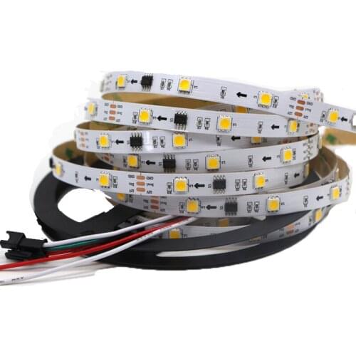 DC 12V WS2811 LED pixel strip monochrome color 5050 Programmable Addressable 30/60 leds/m External Big IC 2811 Control led strip
