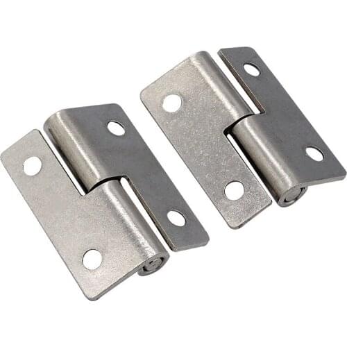 304 Stainless Steel Detachable Hinges 1.5/2/2.5/3inch Folding Hinge for Bathroom Aluminum Doors Window Home Hardware Accessories