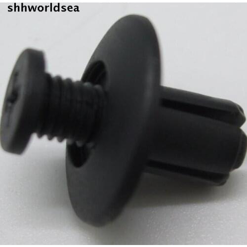 Shhworldsea 500pcs Free Shipping Nylon Black /Beige Trunk & Fender Retainer Fastener Clip