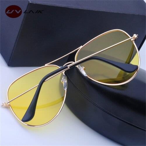 WANMEI.DS Driver Glasses Night Driving Sunglasses Men Women UV400 Shades Pilot Sunglass Male Female Night Vision Goggle Glass