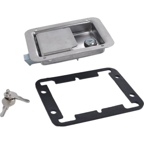 Toolboxes Trailer Flush Mount Paddle Handle Stainless Steel Locking Latch