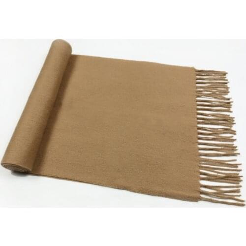 100% wool winter scarf women men warm Brand Foulard Femme High Quality Solid Tassel male and female scarves Invierno Mujer