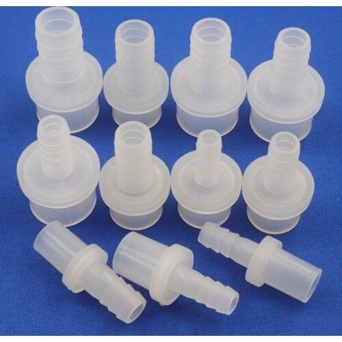 200~5pcs O.D 20~25mm To 10~25mm PP Air Hose Connector Aquarium Fish Tank Hose Joints Garden Irrigation Water Hose Connectors