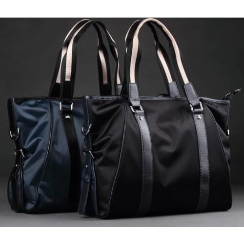 Fashion Nylon Fabric Single Shoulder Bags Casual Swagger bags Genuine Leather Totes Men Male Handbags & Crossbody Bags (XW5001)