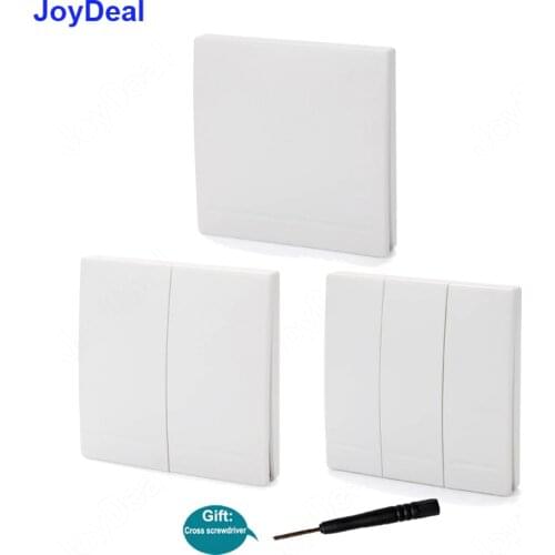 433 MHz Wireless 86 Wall Panel Remote Control Switch Receiver 1 2 3 Button RF Transmitter For Bedroom Ceiling Light Lamp Control