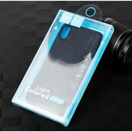 500pcs Blister PVC Plastic Clear Retail Packaging Package Box for iPhone X XR 6 6s 7 7 Plus Clear Mobile Phone Case Cover SN1857